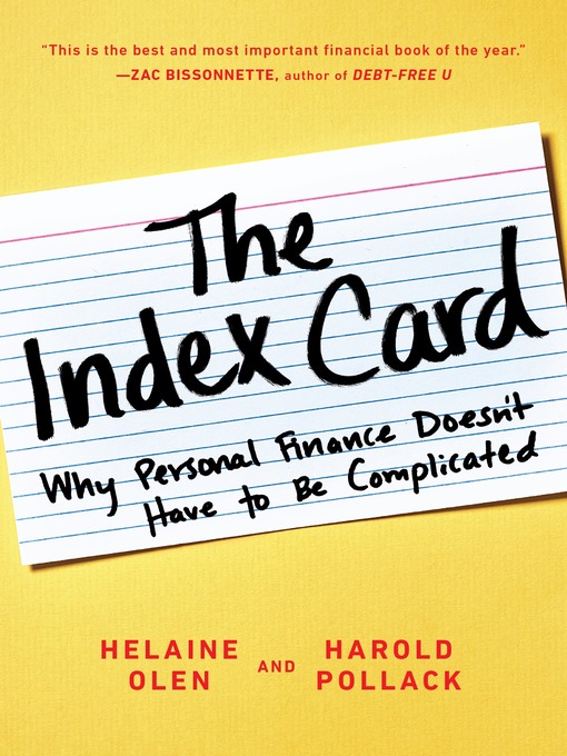 Title details for The Index Card by Helaine Olen - Wait list